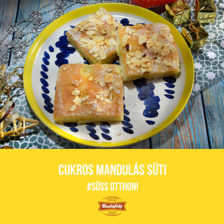 Cukros mandulás süti