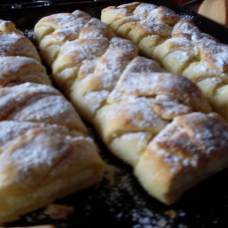 Hajtogatós túrósrétes