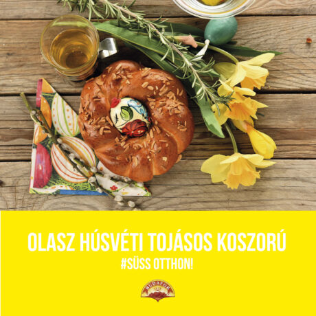 Olasz húsvéti tojásos koszorú