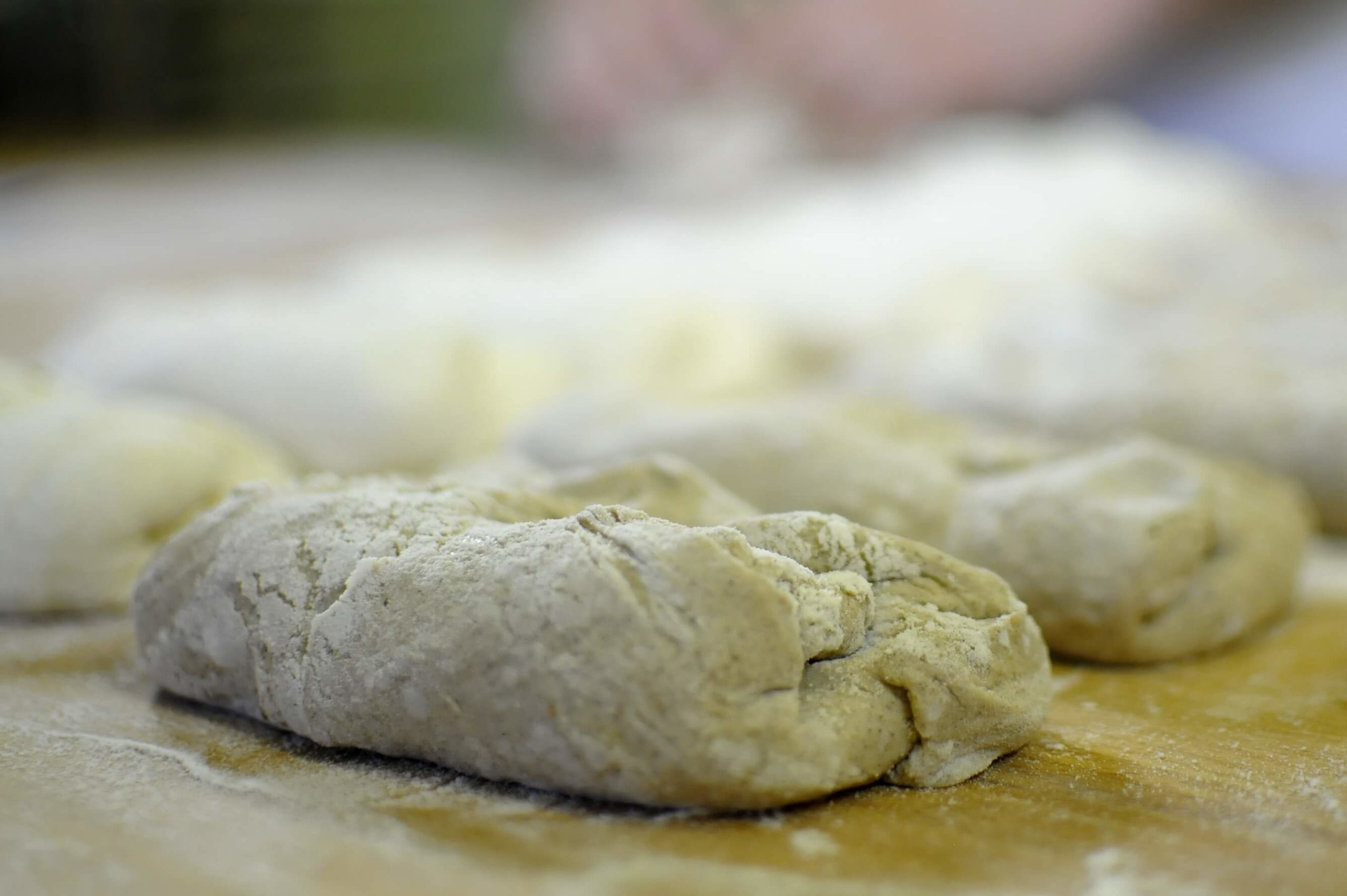 Ciabatta elkészítésének 3. lépése