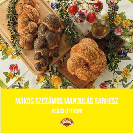 Mákos, szezámos, mandulás barhesz
