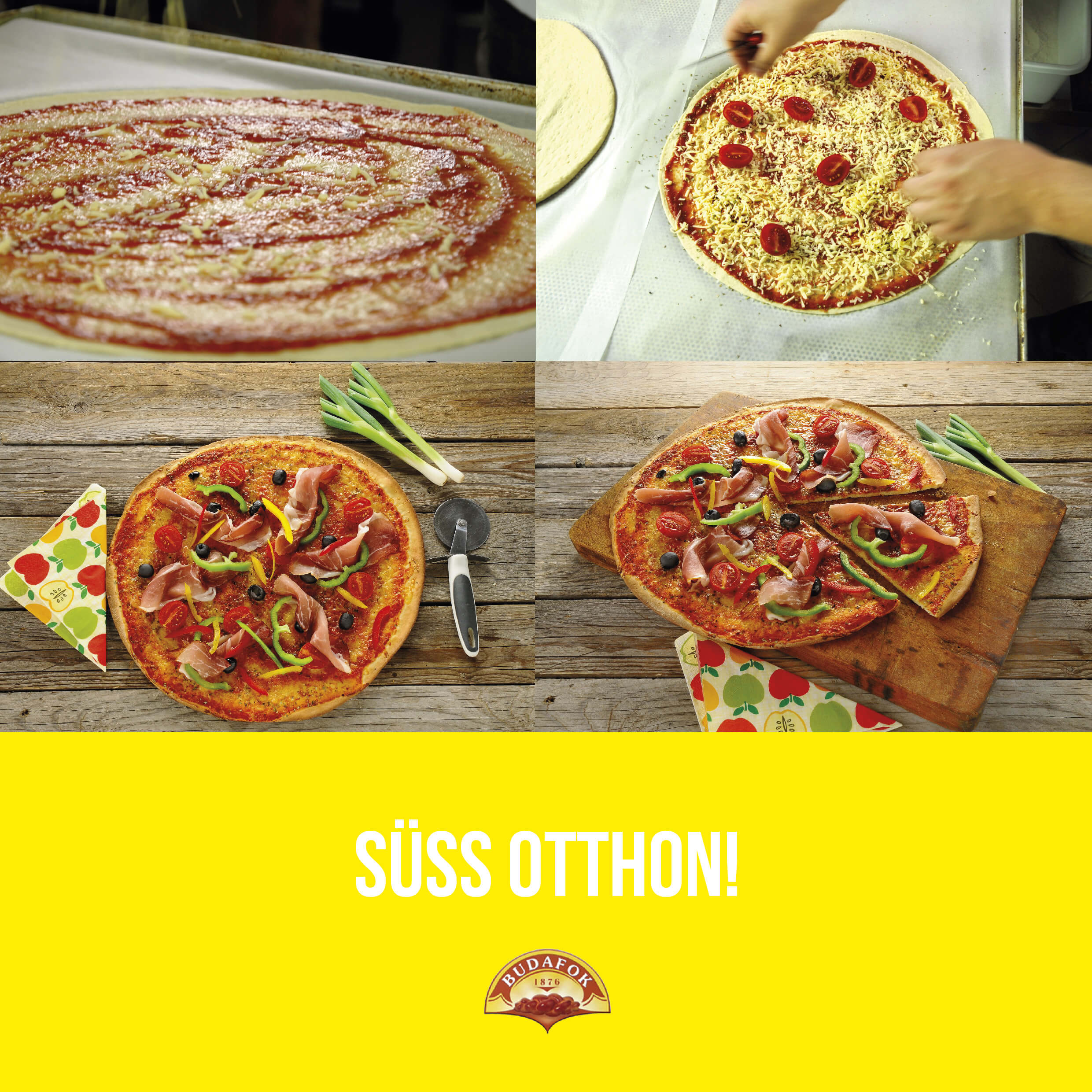 Olasz pizza elkészítésének 2. lépése