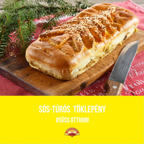 Sós-túrós töklepény