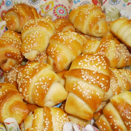 Szezámmagos kiflicskék