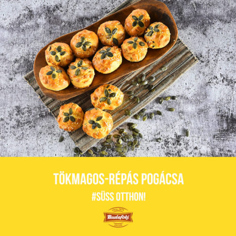 Tökmagos-répás pogácsa
