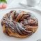 Tejmentes csokis-meggyes babka